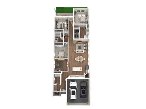 Caso Santa Rita Ranch Hide Away Floor Plan